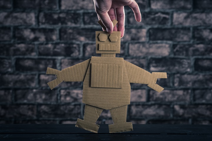 Robot made of paper